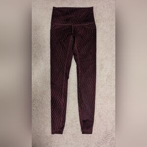LULULEMON WUNDER UNDER HIGH-RISE LEGGINGS Size 8